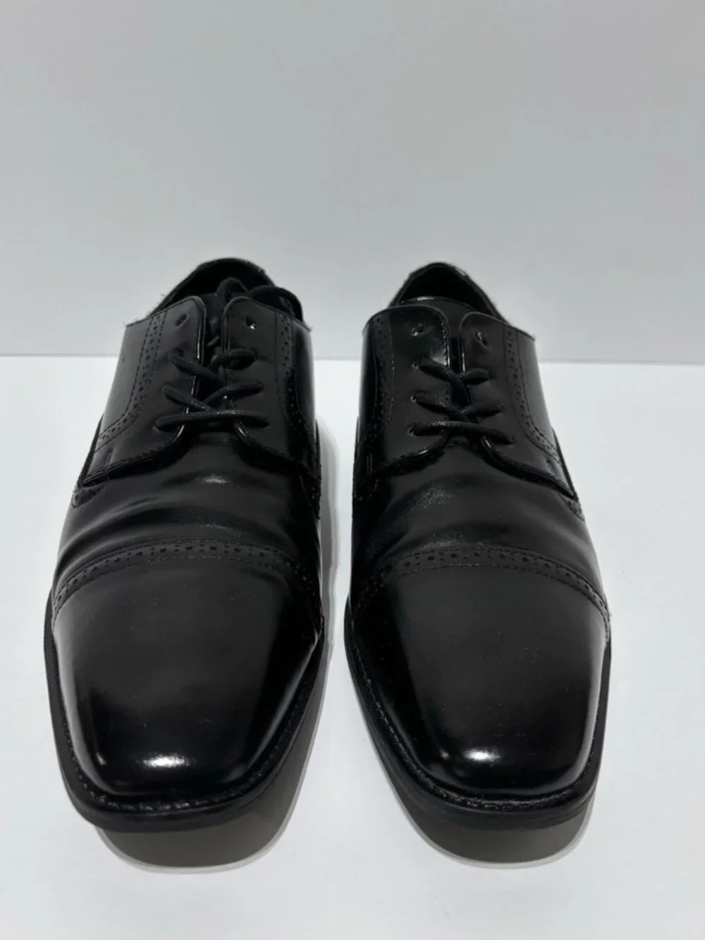 Stacy Adams Men’s Abbot Cap Toe Oxford Black, Size 8.5 W